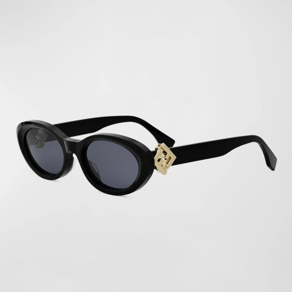 Fendi Accessories - Fendi Black Sunglasses with Gold Accent